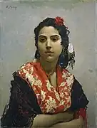 A gypsy, 1872