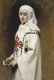Portrait of María Guerrero as Doña Inés. 1891