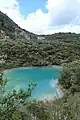 Crater lake Maunga Kākaramea