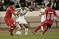 The Al Taliya team during the match in 2008 at the Arab Champions League against the club of Raja de Casablanca at the Stade Mohammed V in Morocco