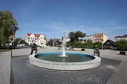 Fountain at the town square
