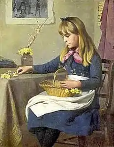 Ralph Todd, 1885, Primrose Day, Penlee House gallery