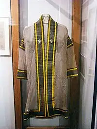 An academic gown of Chulalongkorn University, worn by King Prajadhipok.