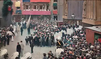 The Corpus Christi Procession Leaving the Church of Santa Maria del Mar, 1896-98