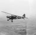 Israel Air Force plane above Ramot Naftali. 1948