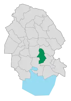 Location of Ramshir County in Khuzestan province