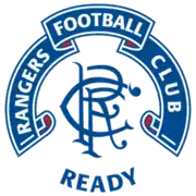 Scroll crest version with banner and 'Ready' motto, worn on shirts between 1990 and 1995