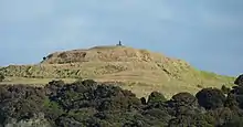 Rangikapiti Pa as seen from George Street, Mangōnui