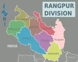 Districts of Rangpur Division