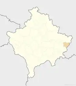 Ranilug is located in Kosovo
