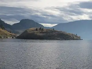 Rattlesnake Island from the Northwest