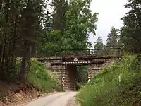 Tuderna railway bridge at the Hanikase-Tamme road
