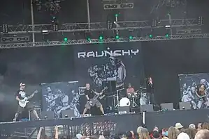 Raunchy performing at With Full Force 2009