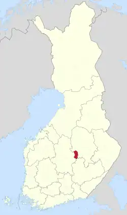 Location of Rautalampi in Finland