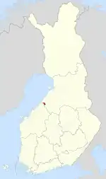 Location of Rautio in Finland