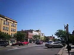 Downtown Ravenna along Main Street in 2009