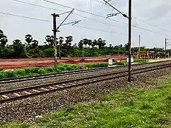 Ravikampadu railway station signboard