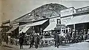 Rawhide busy street, 1908