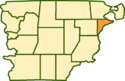 location of Rawson Department in Chubut Province