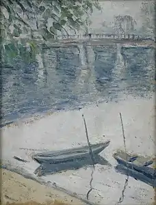 "Morning on the Seine", circa 1921 (Te Papa, Wellington)