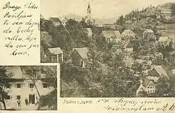 1910 postcard of Jagršče