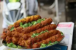 Image 18Ready to eat Kebab on the roadside food joints, in Shivajinagar. (from Culture of Bangalore)