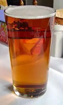 "Conical" pint glass