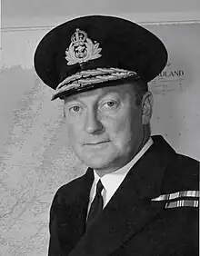 Official portrait of Admiral Murray taken as he assumed office as Commander-in-Chief North West Atlantic