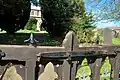 Old latch on Rearsby churchyard