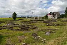 Photo of graves and museum