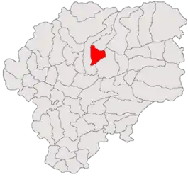 Location in Bistrița-Năsăud County