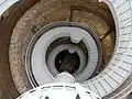 The new museum's well stairwell, as of June 2013.