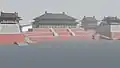 Reconstruction model of Hanyuan Hall