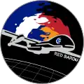 The badge of the Israeli-German "Red Baron" Squadron on Tel Nof