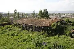 A view of Lchashen and the Red Monastery (Karmir Vank)