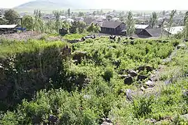 A view of Lchashen from the Red Monastery