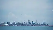 Oil refinery in Amuay. Venezuela is one of the largest oil producers in the world.