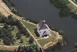 Aerial view of Csengersima