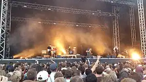 Refused performing at Way Out West 2012