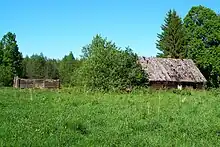 Derelict forest ranger farm on the Alam-Pedja Nature Reserve in Valmaotsa.