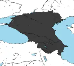 Location of Kaukasien