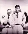 Golf professionals Wilfrid Reid (left) and Joe Devany circa 1925