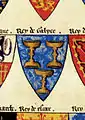 Arms of the Kings of Galicia, Segar's Roll, 13th century