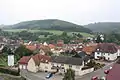 View from the castle towards the southwest