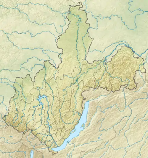 Angara Range is located in Irkutsk Oblast