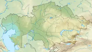 Bugun (river) is located in Kazakhstan