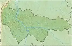 Lyamin (river) is located in Khanty–Mansi Autonomous Okrug