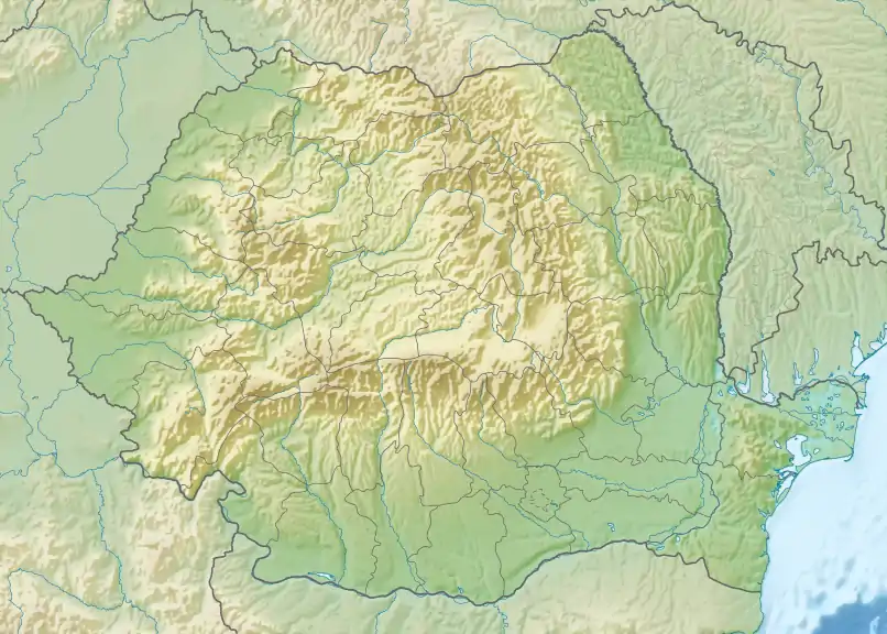 Bârghiș (river) is located in Romania