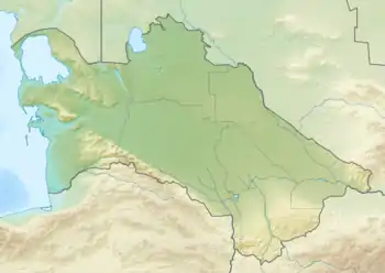 2000 Turkmenistan earthquake is located in Turkmenistan