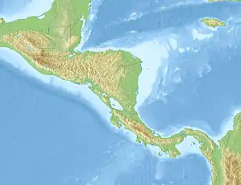 1621 Panama earthquake is located in Central America